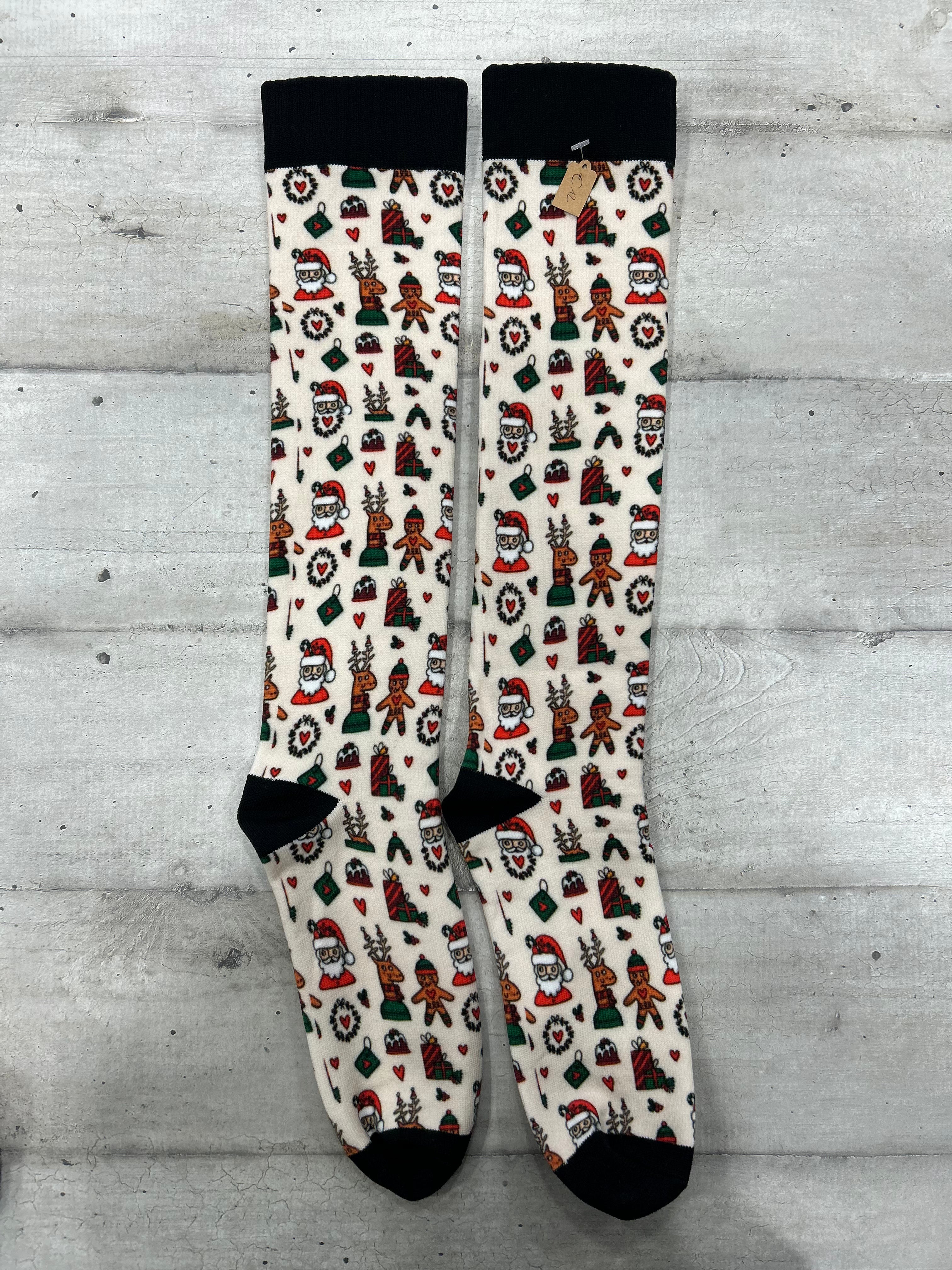 Calzini lunghi natalizi