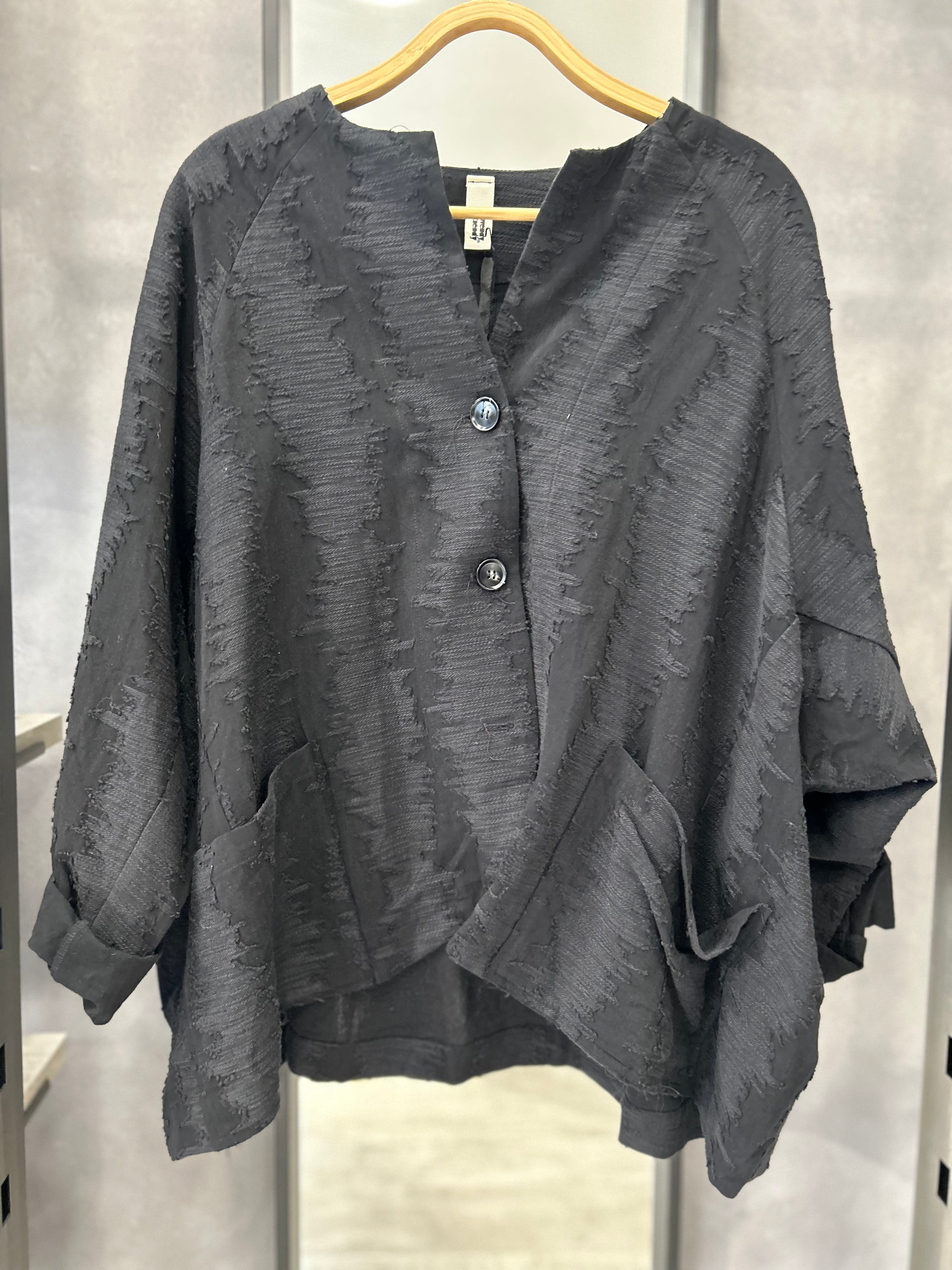 Giacca con texture a rilievo