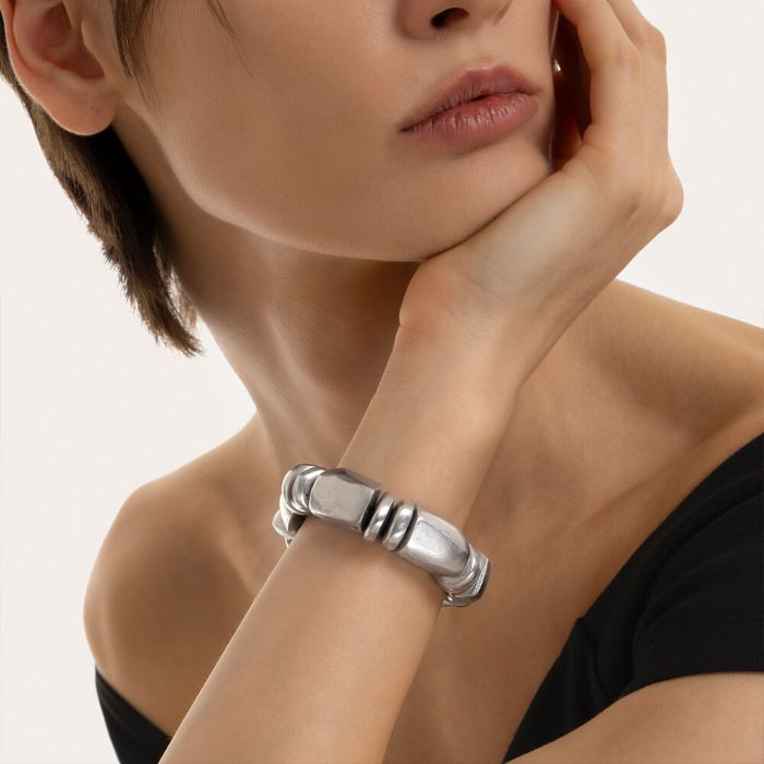 Bracciale elastico mix rondelle