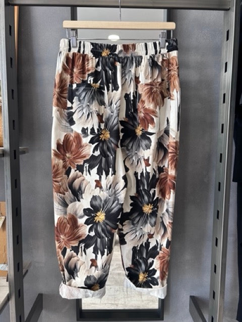 Pantalone con stampa floreale