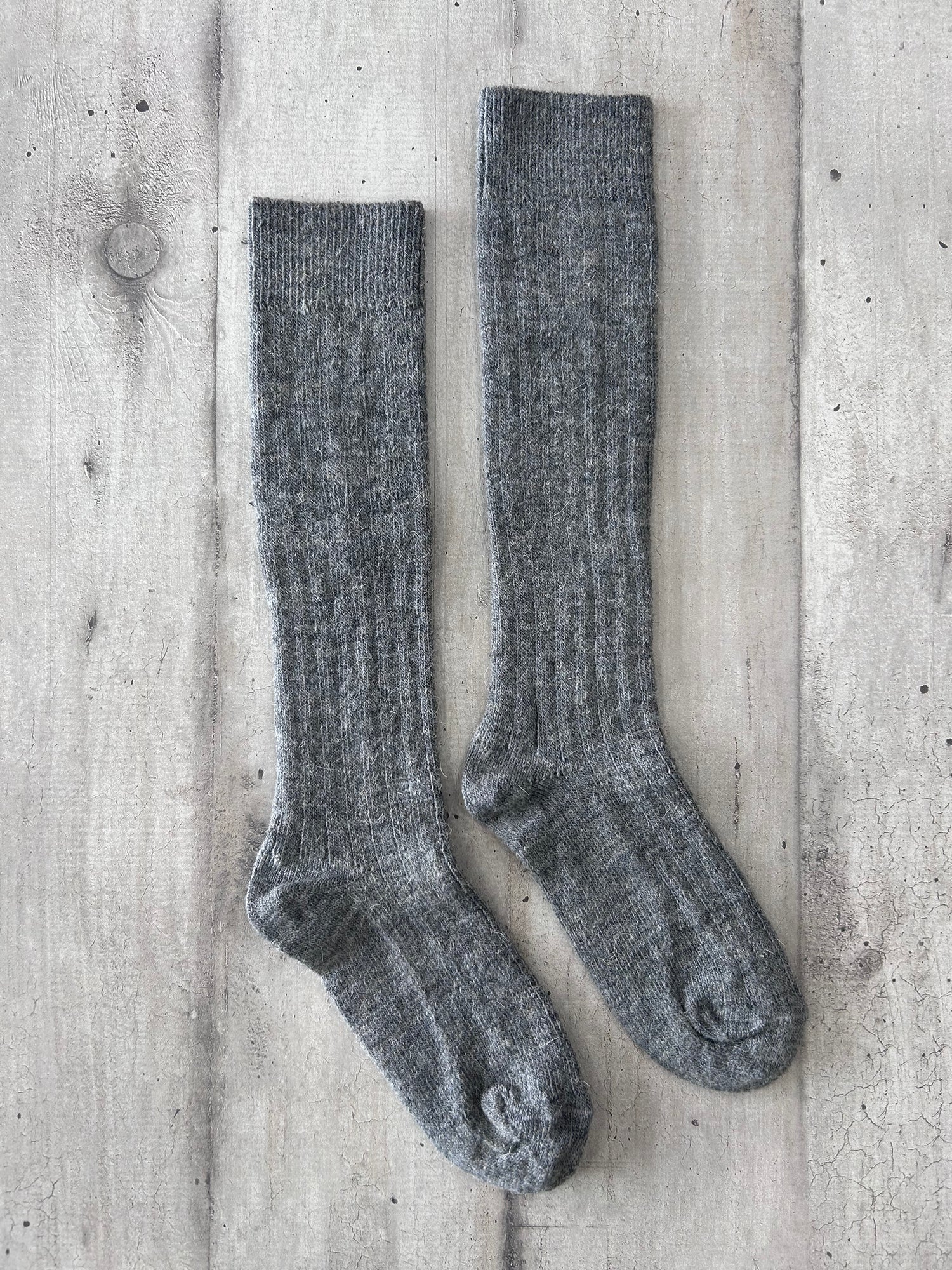 Calze lunghe in lana di Alpaca
