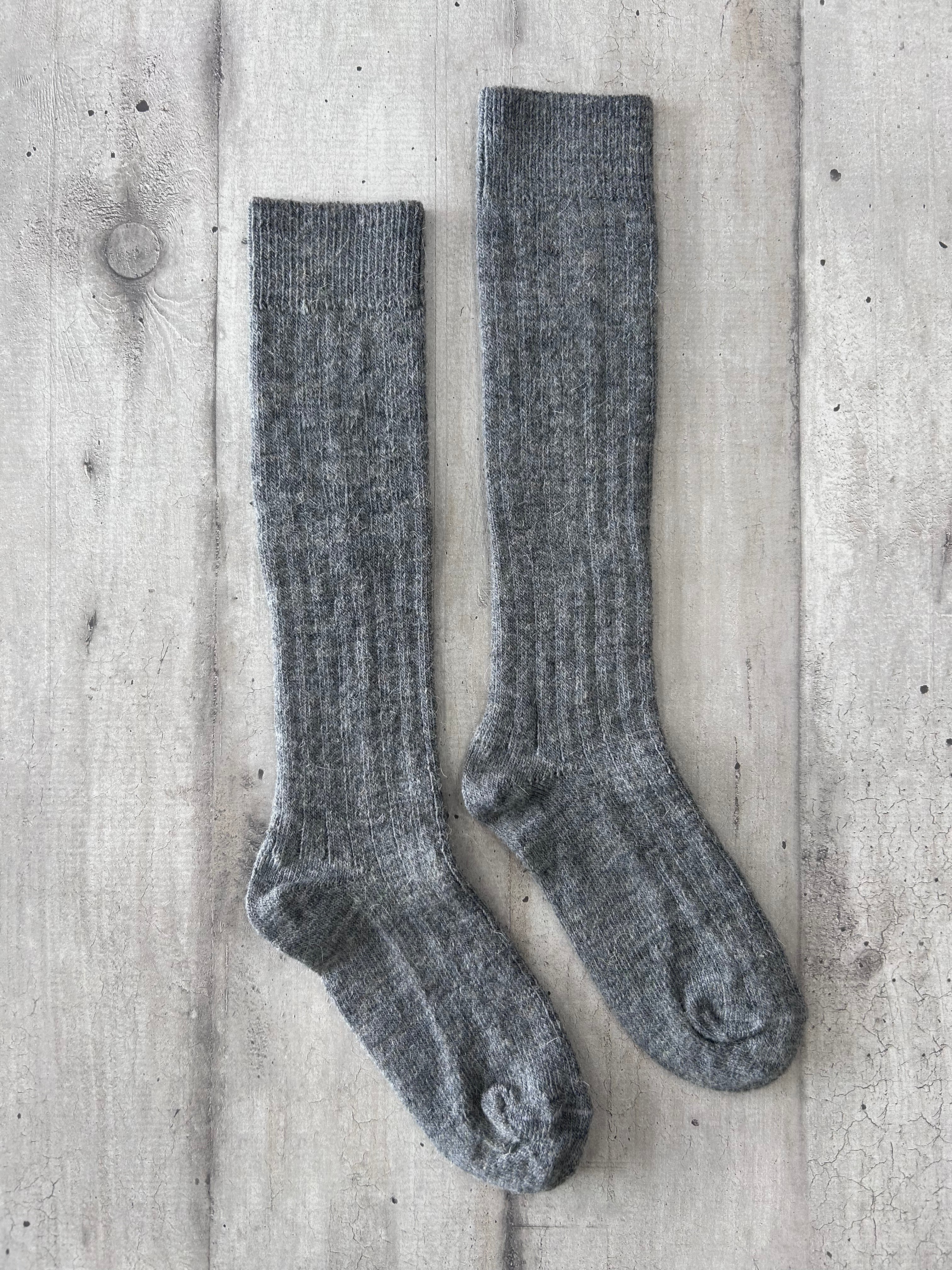 Calze lunghe in lana di Alpaca