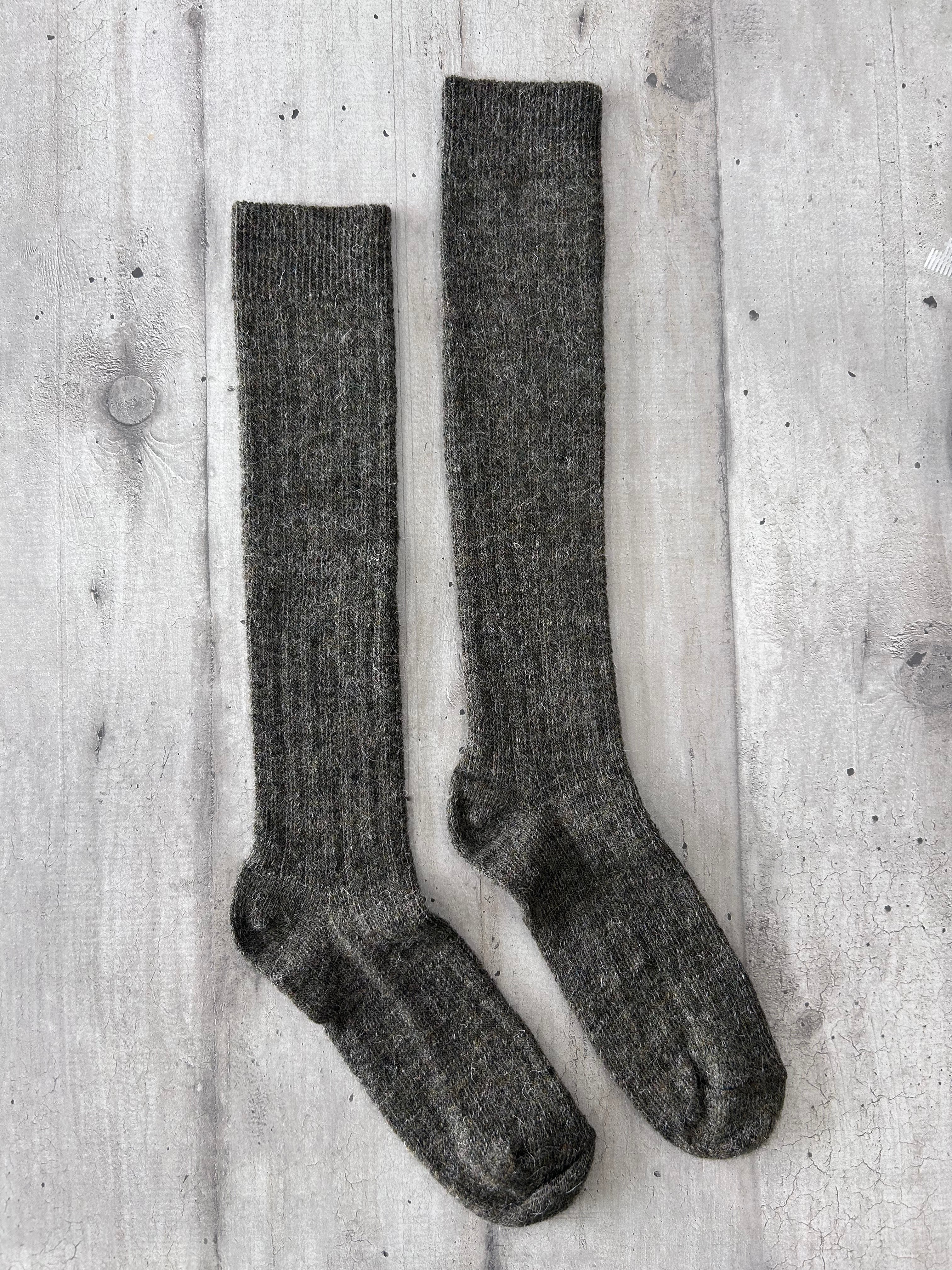 Calze lunghe in lana di Alpaca