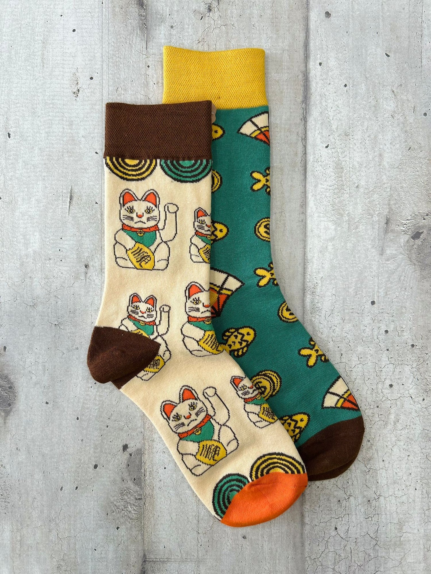 Calzini spaiati Maneki Neko