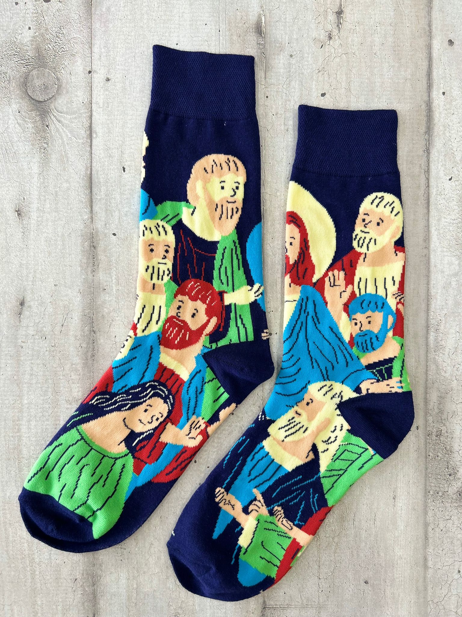 Calzini spaiati arte sacra