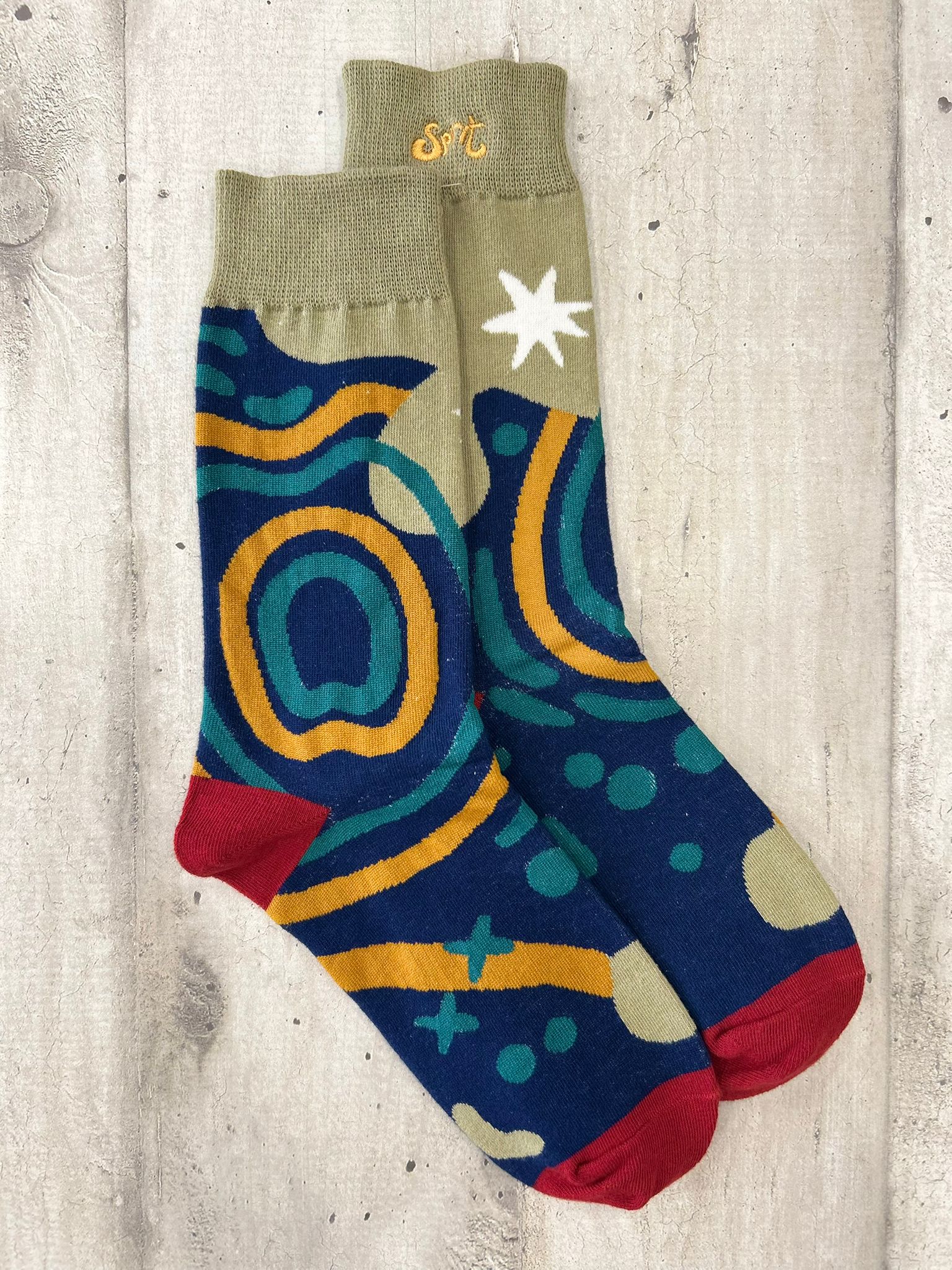 Calzini fantasia astratta