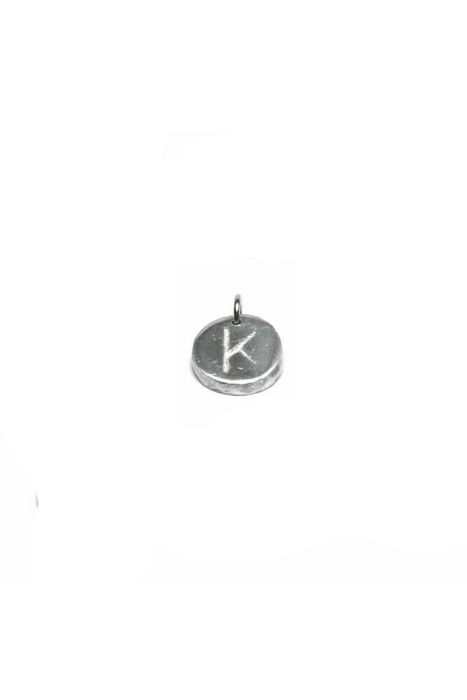 Ciondolo placca lettera