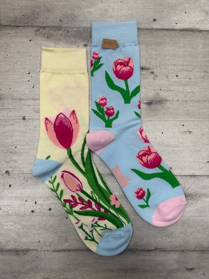 Calzini tulipani colorati