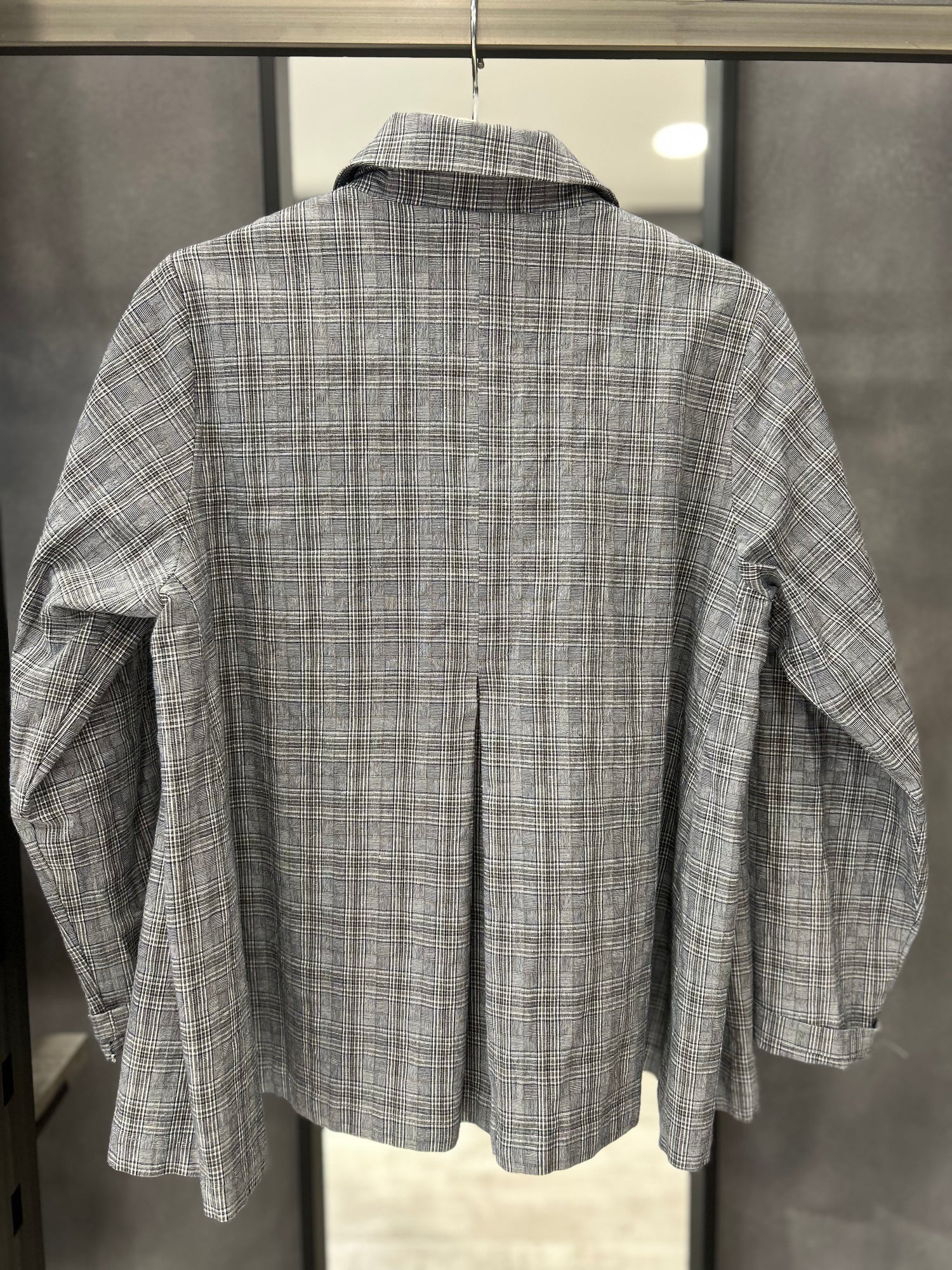 Giacca camicia donna a quadri