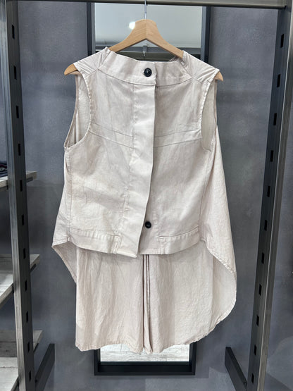 Gilet asimmetrico