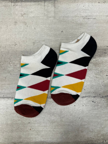Calzini fantasia geometrica multicolor