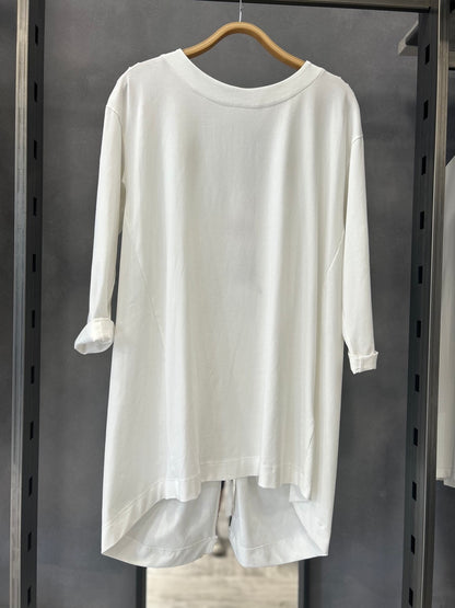 Maglia con arricciatura sul retro