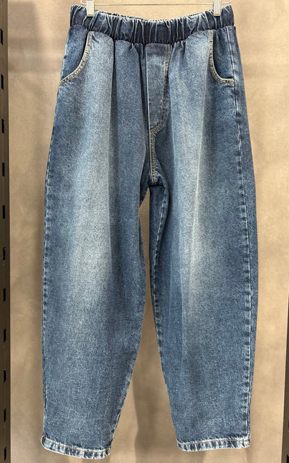 Jeans a gamba ampia