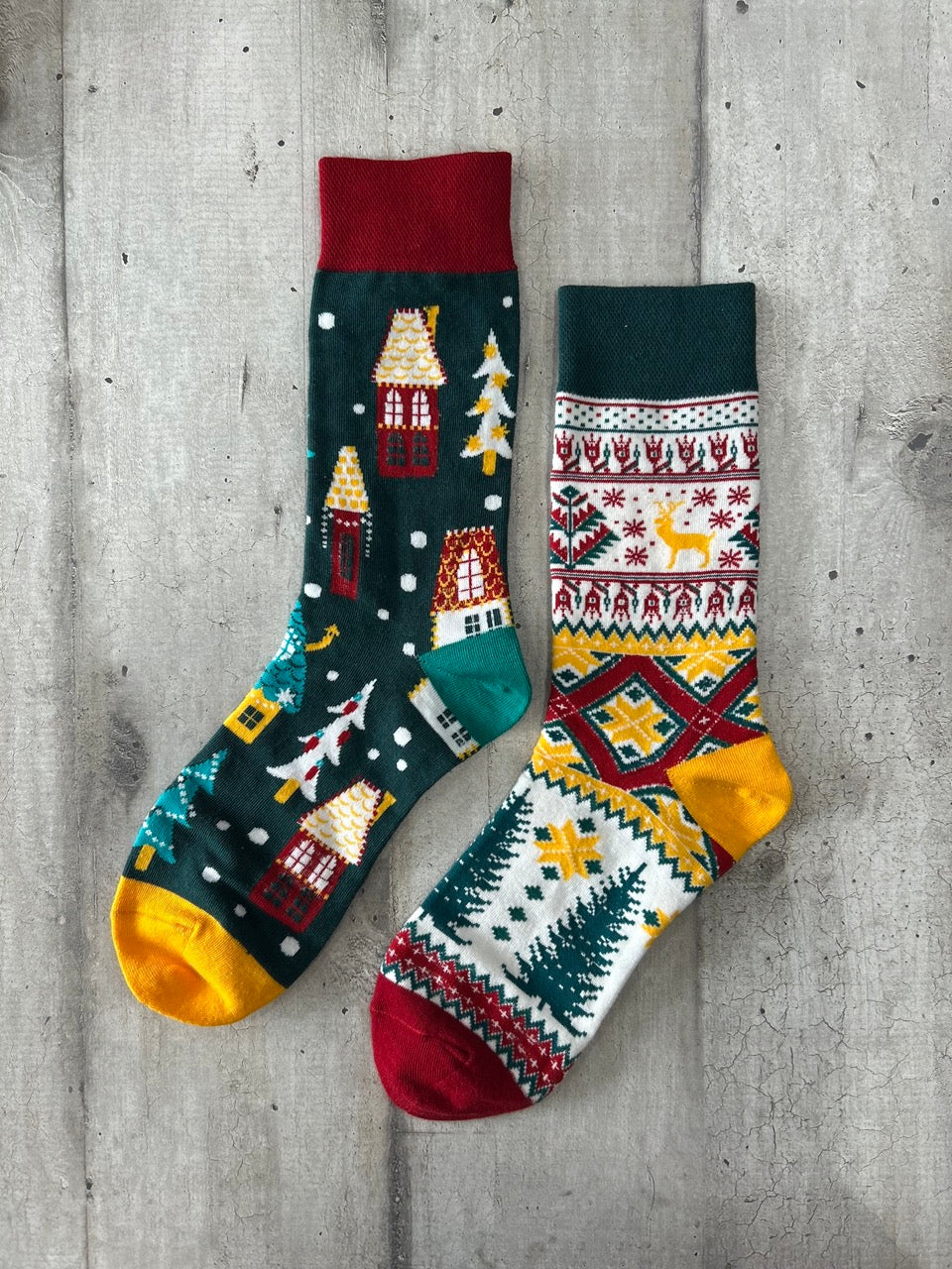 Calzini natalizi colorati