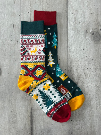 Calzini natalizi colorati