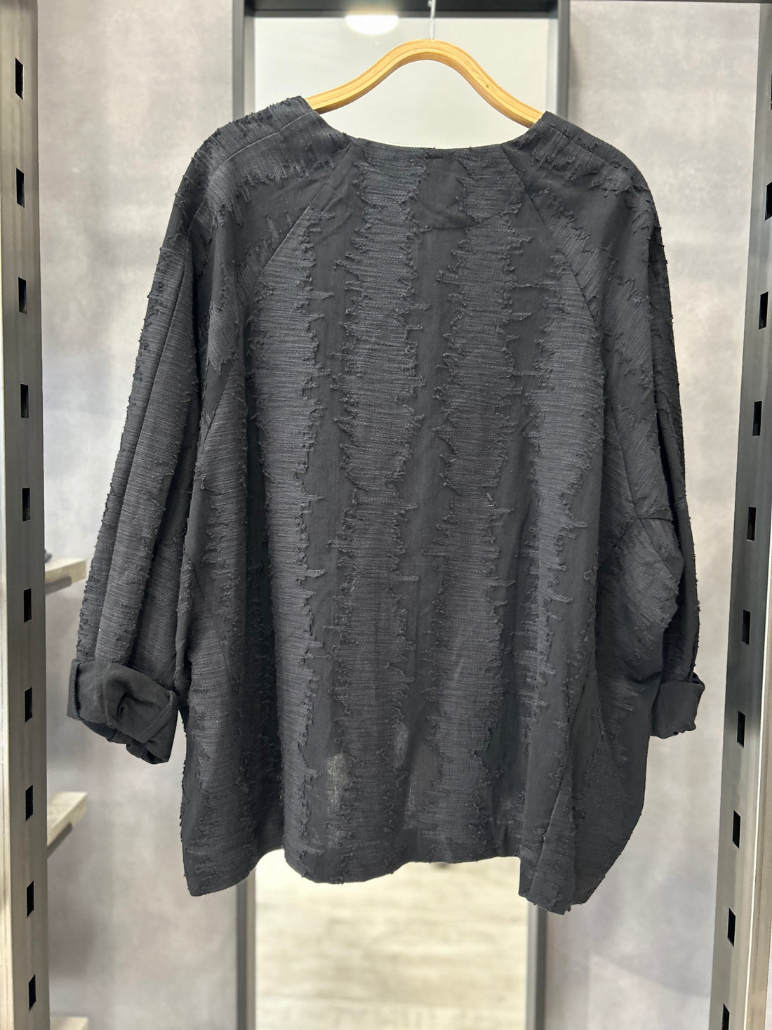 Giacca con texture a rilievo