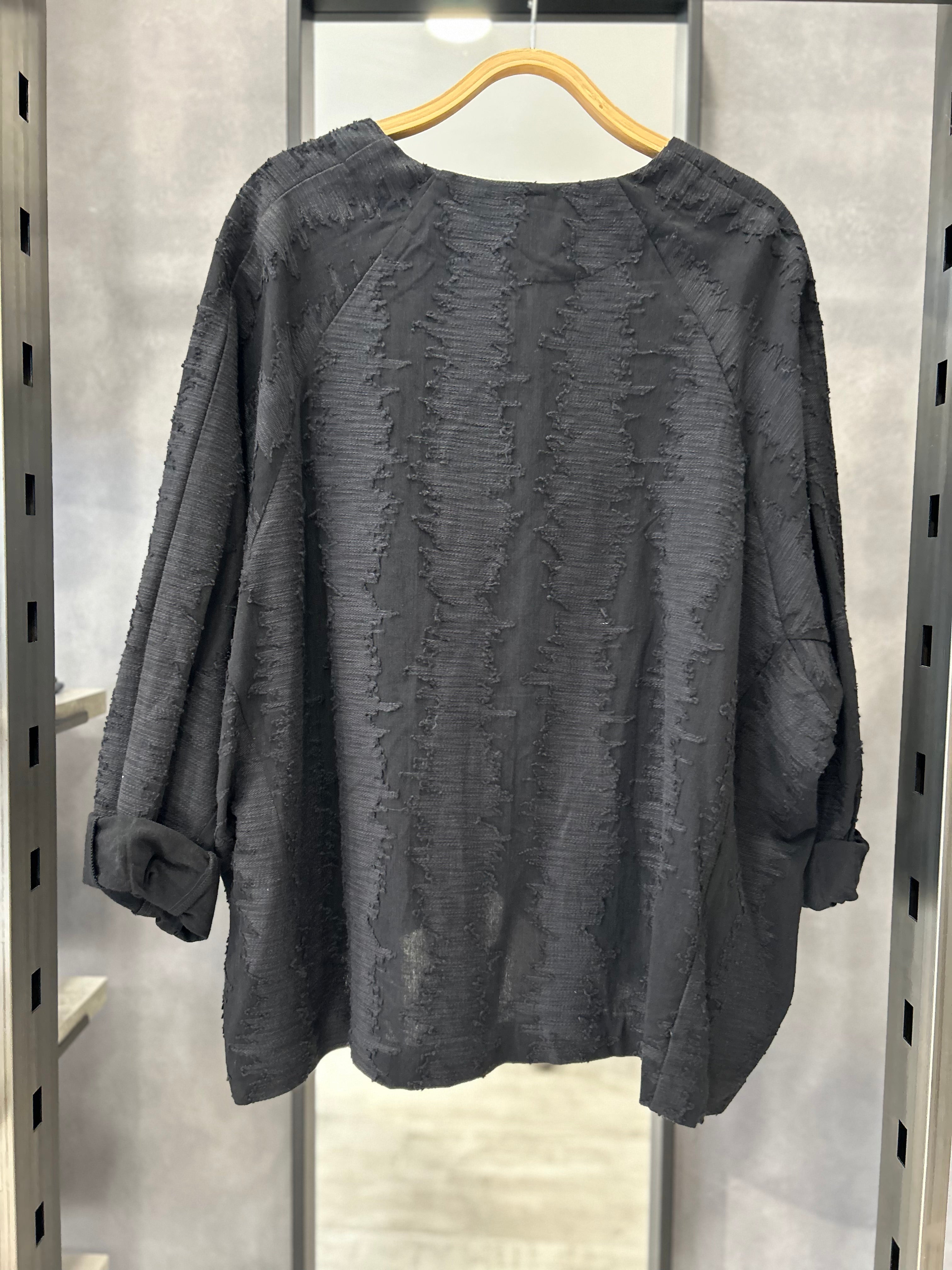 Giacca con texture a rilievo