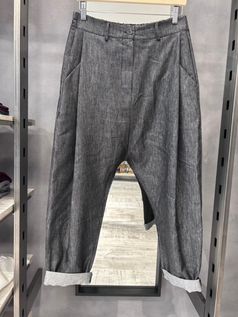 Pantaloni a cavallo basso