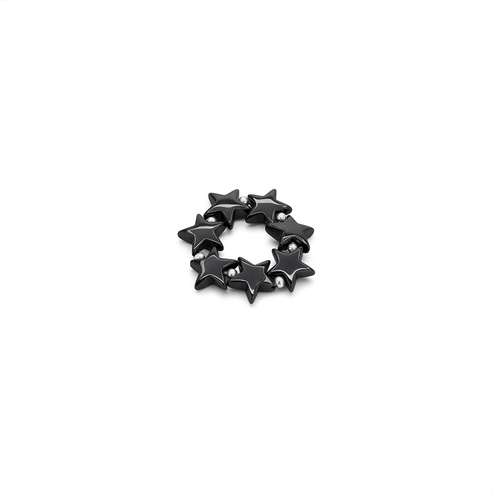 Anello elastico stelle grandi ematite