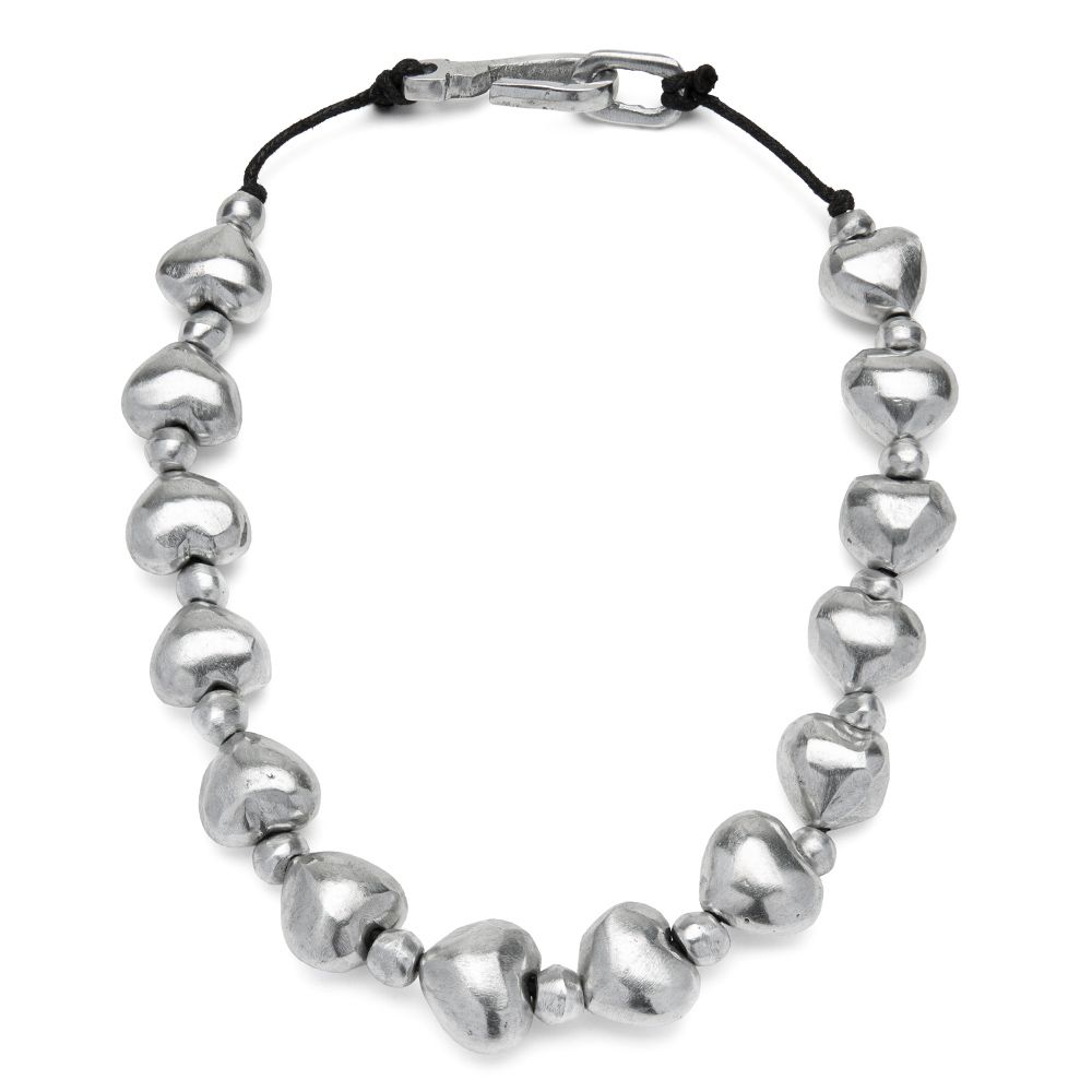 Collana filo cuori