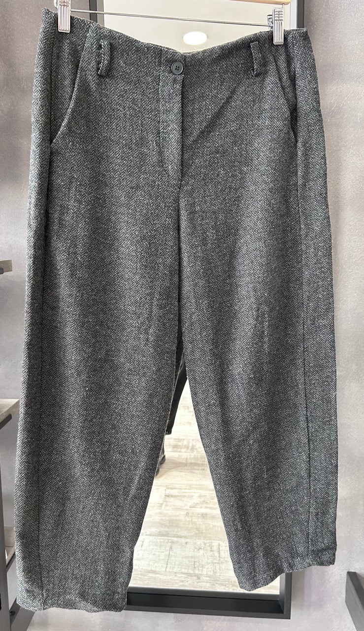 Pantaloni in misto lana