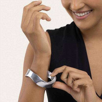 Bracciale 2cm forma ondulata
