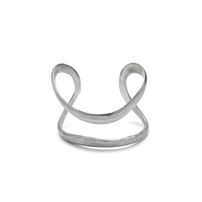 Bracciale rigido silhouette sinuosa