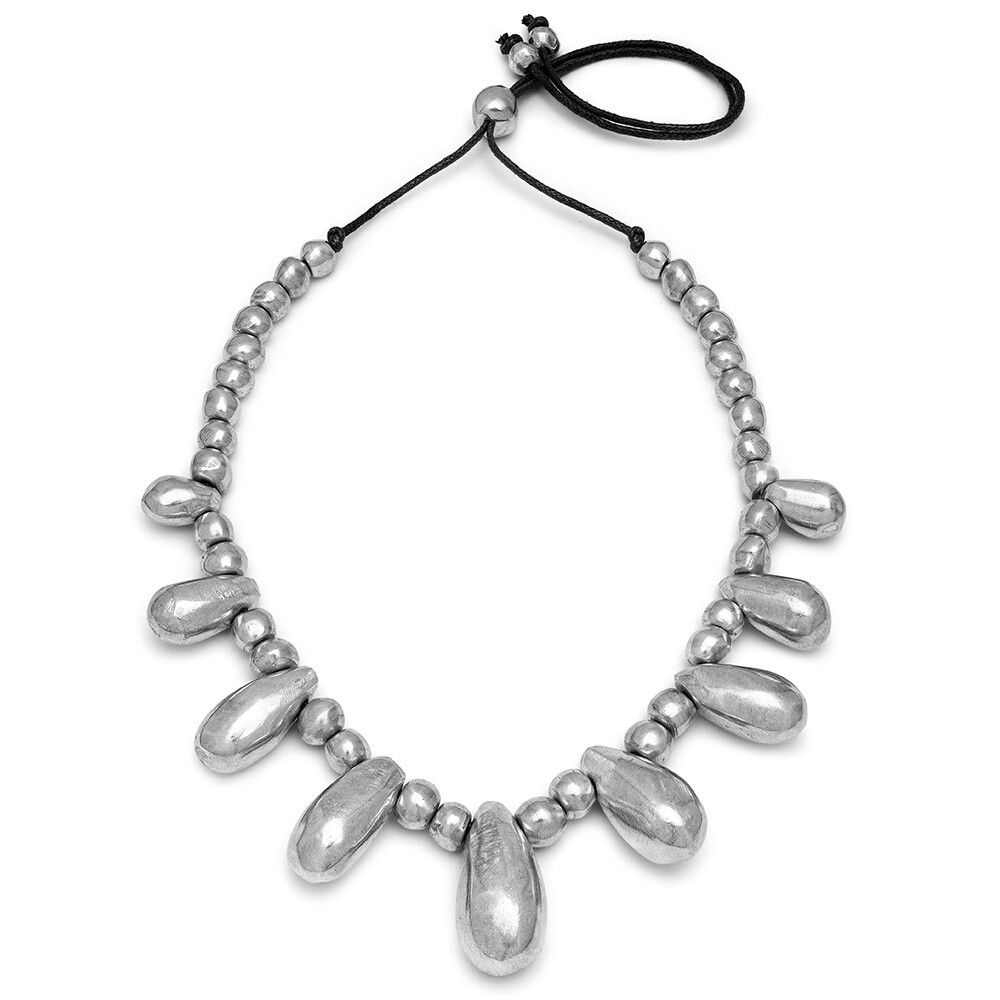 Collana gocce sfere