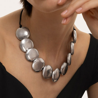 Collana tondi piatti