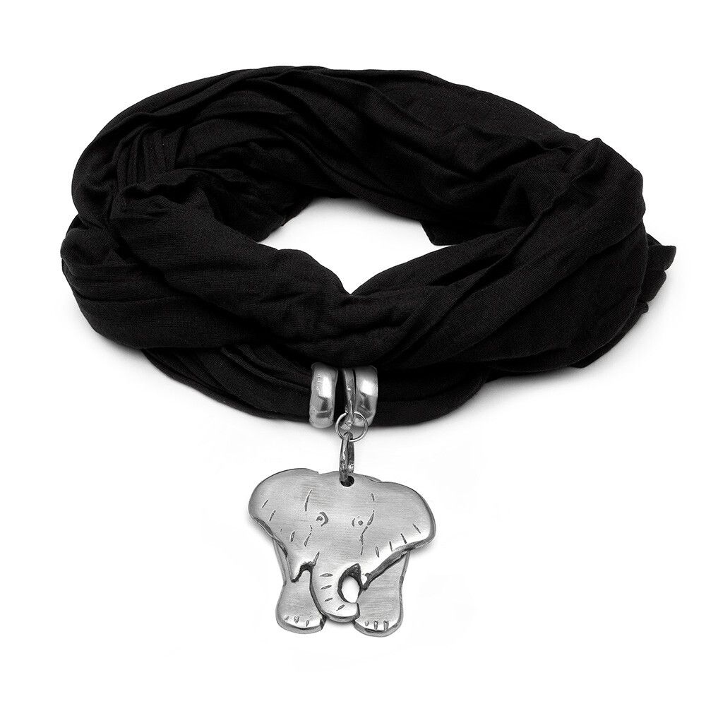 Sciarpa gioiello elefante