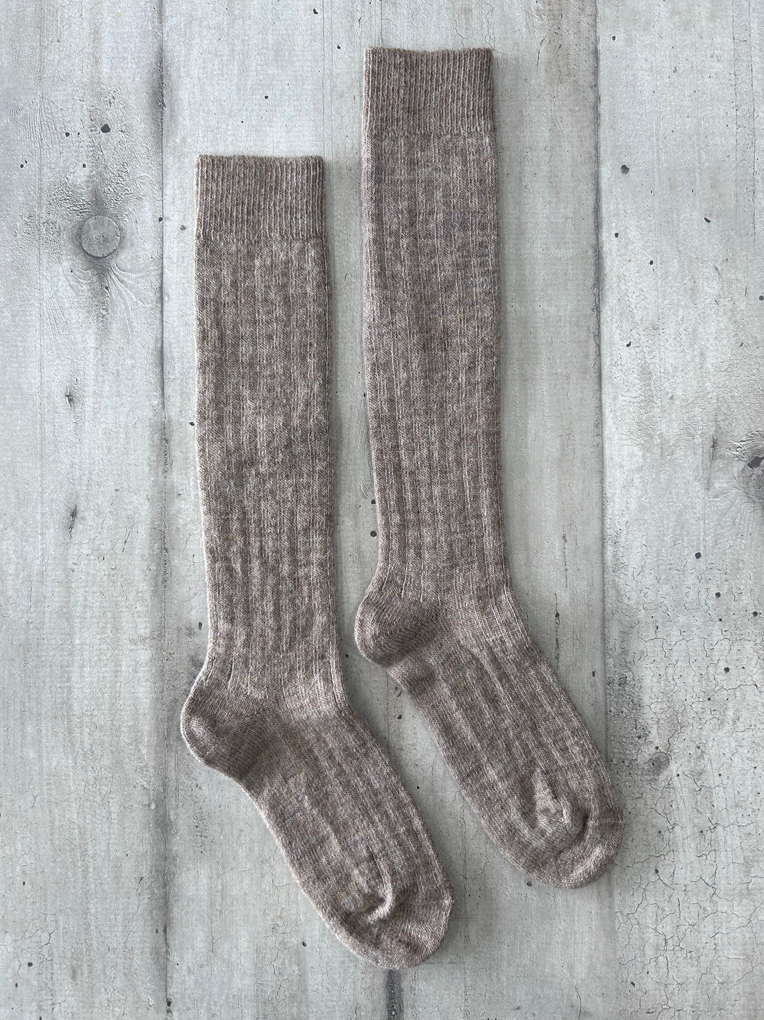 Calze lunghe in lana di Alpaca