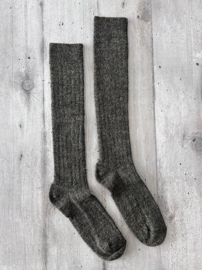 Calze lunghe in lana di Alpaca