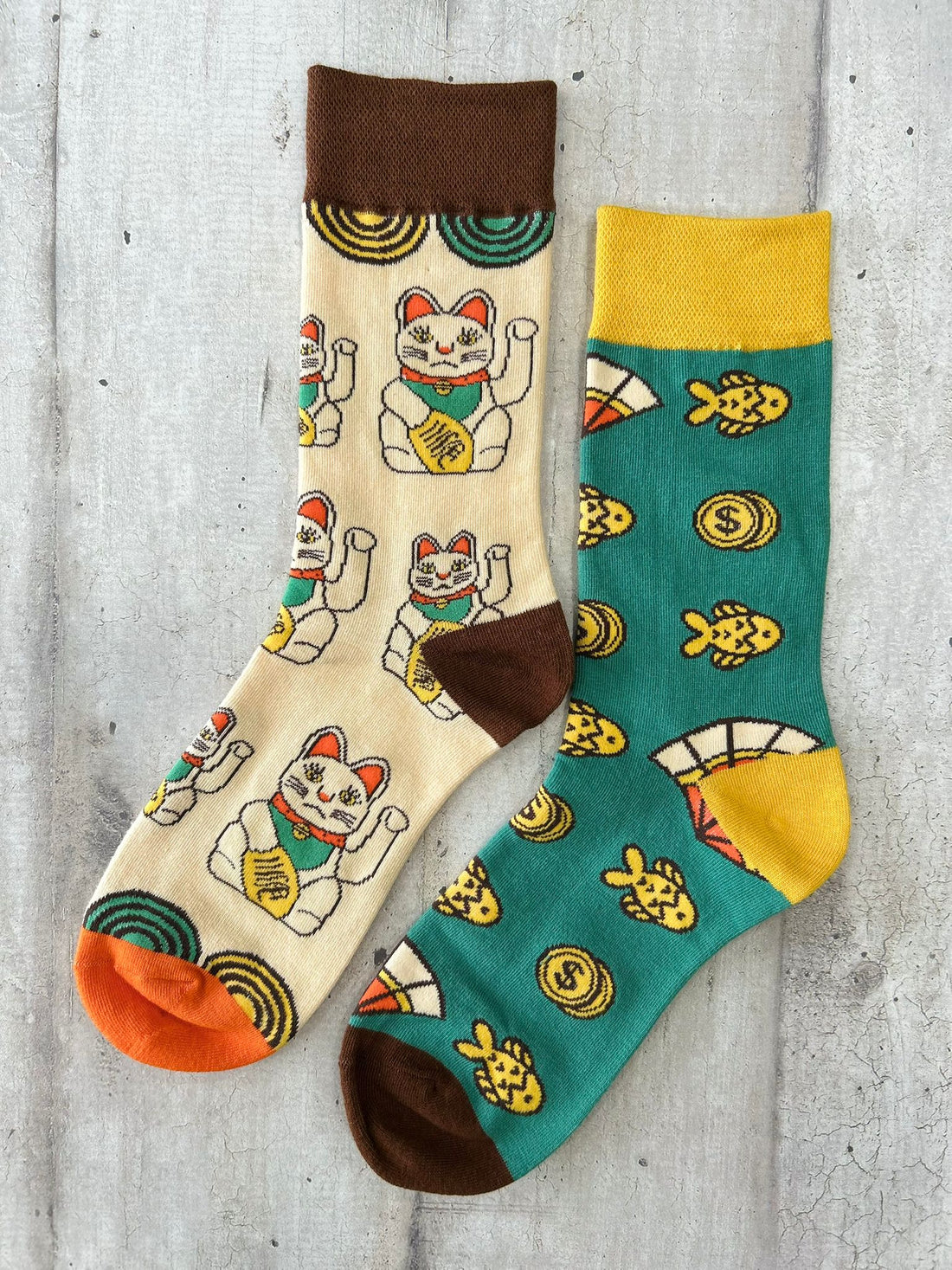 Calzini spaiati Maneki Neko