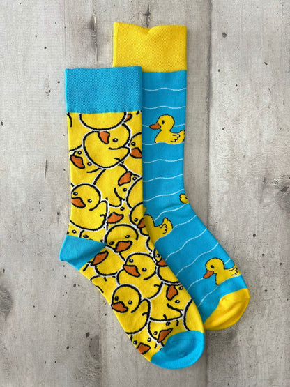 Calzini con paperelle gialle