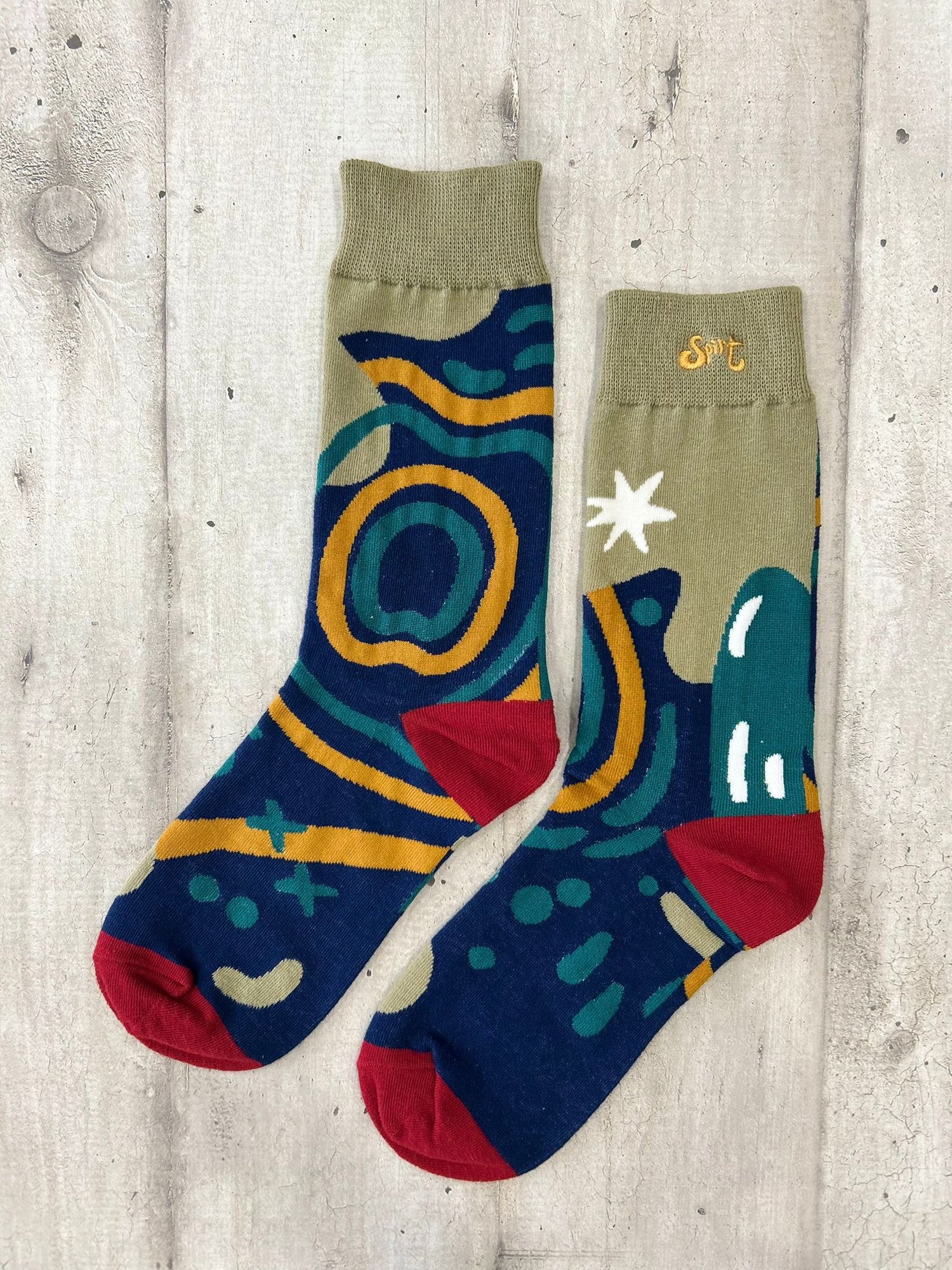 Calzini fantasia astratta