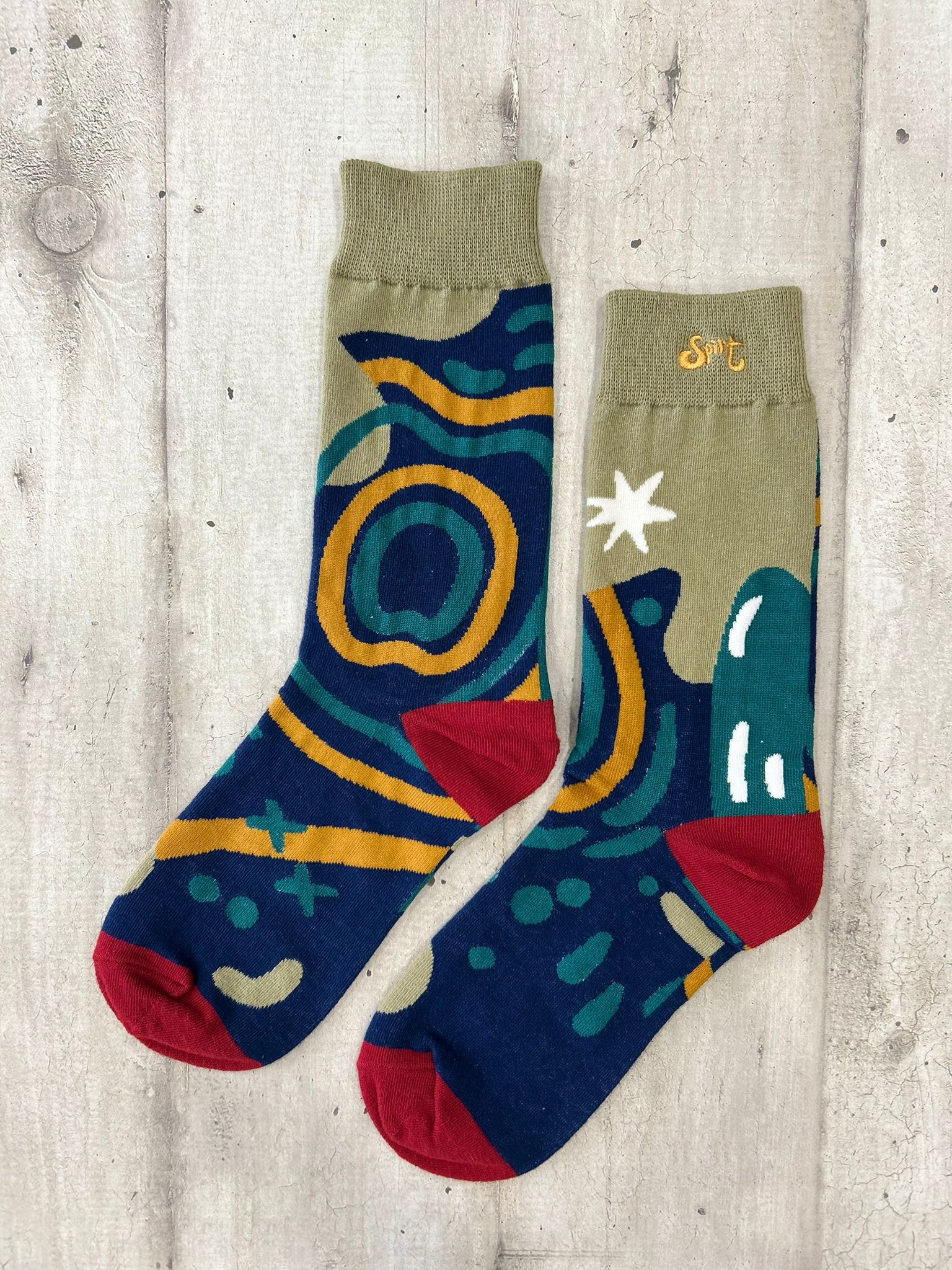 Calzini fantasia astratta