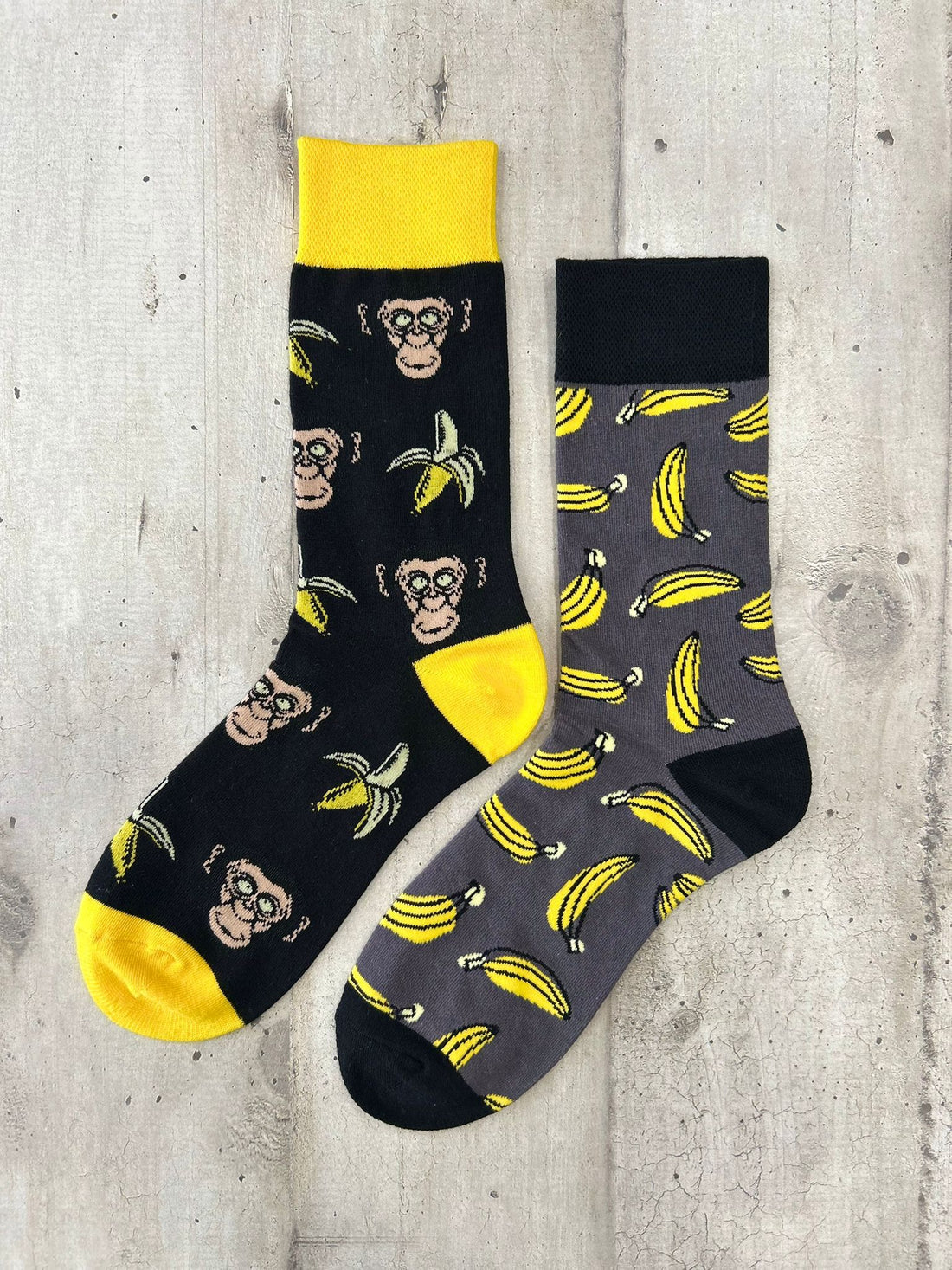Calzini spaiati scimmia e banane