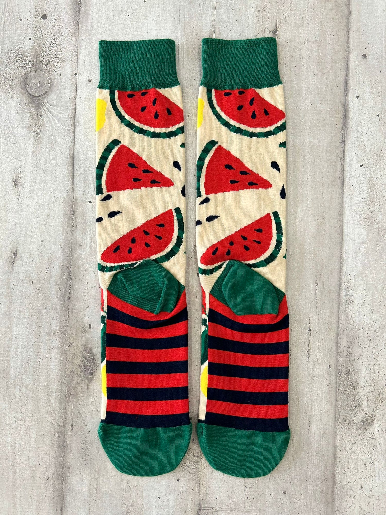 Calzini fantasia anguria e limoni