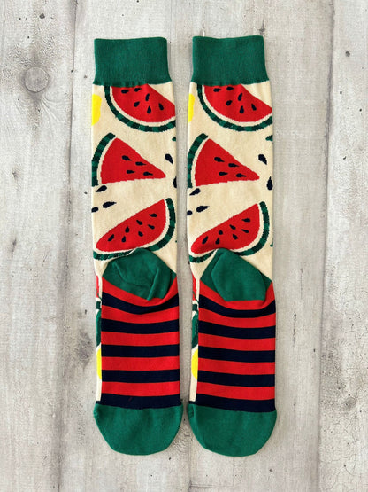 Calzini fantasia anguria e limoni