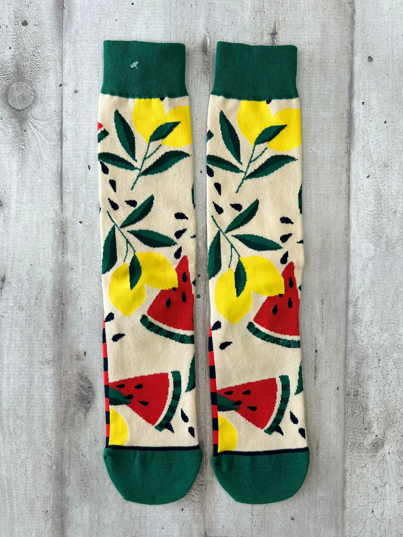 Calzini fantasia anguria e limoni