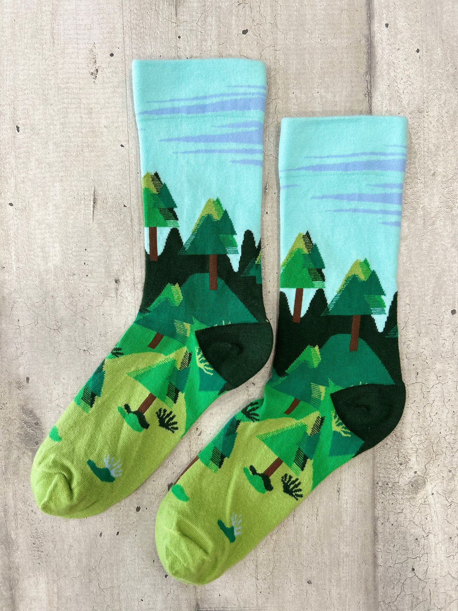 Calzini fantasia bosco