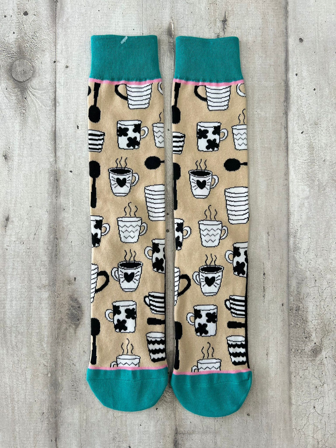 Calzini fantasia caffè