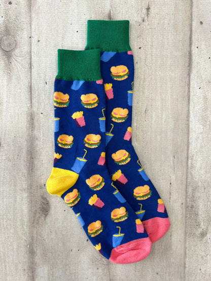 Calzini fantasia fast food