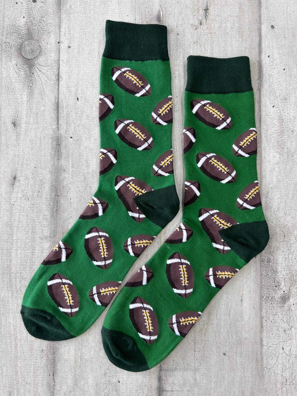 Calzini con palloni da football