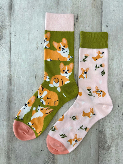 Calzini spaiati Corgi