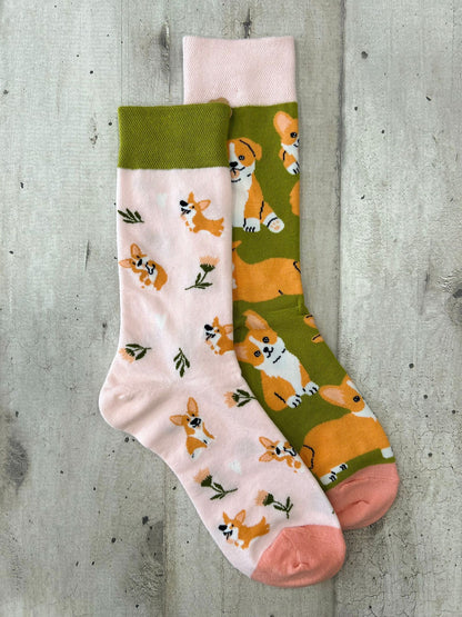 Calzini spaiati Corgi