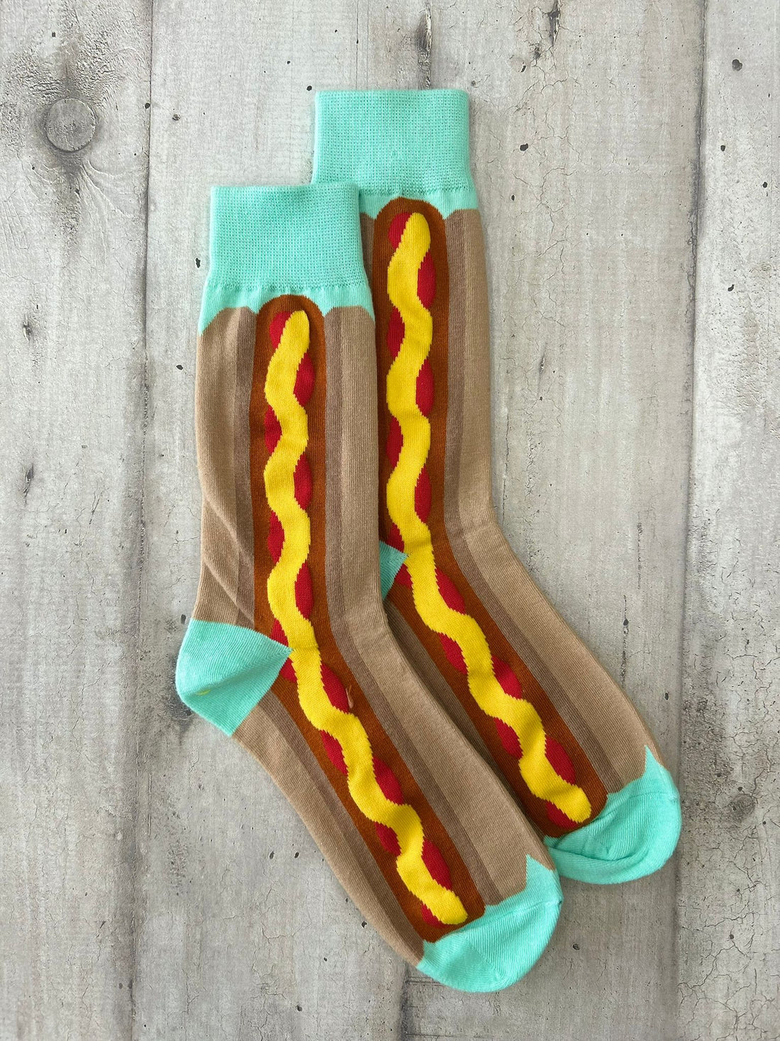 Calzini fantasia hot dog