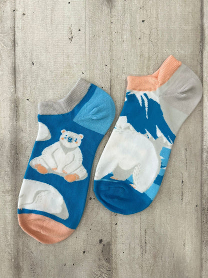 Calzini spaiati con orsi polari
