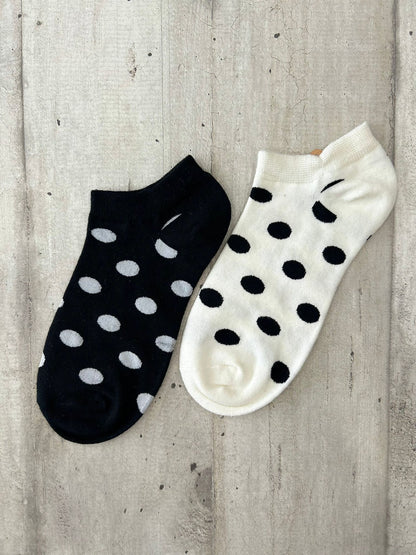 Calzini spaiati a pois