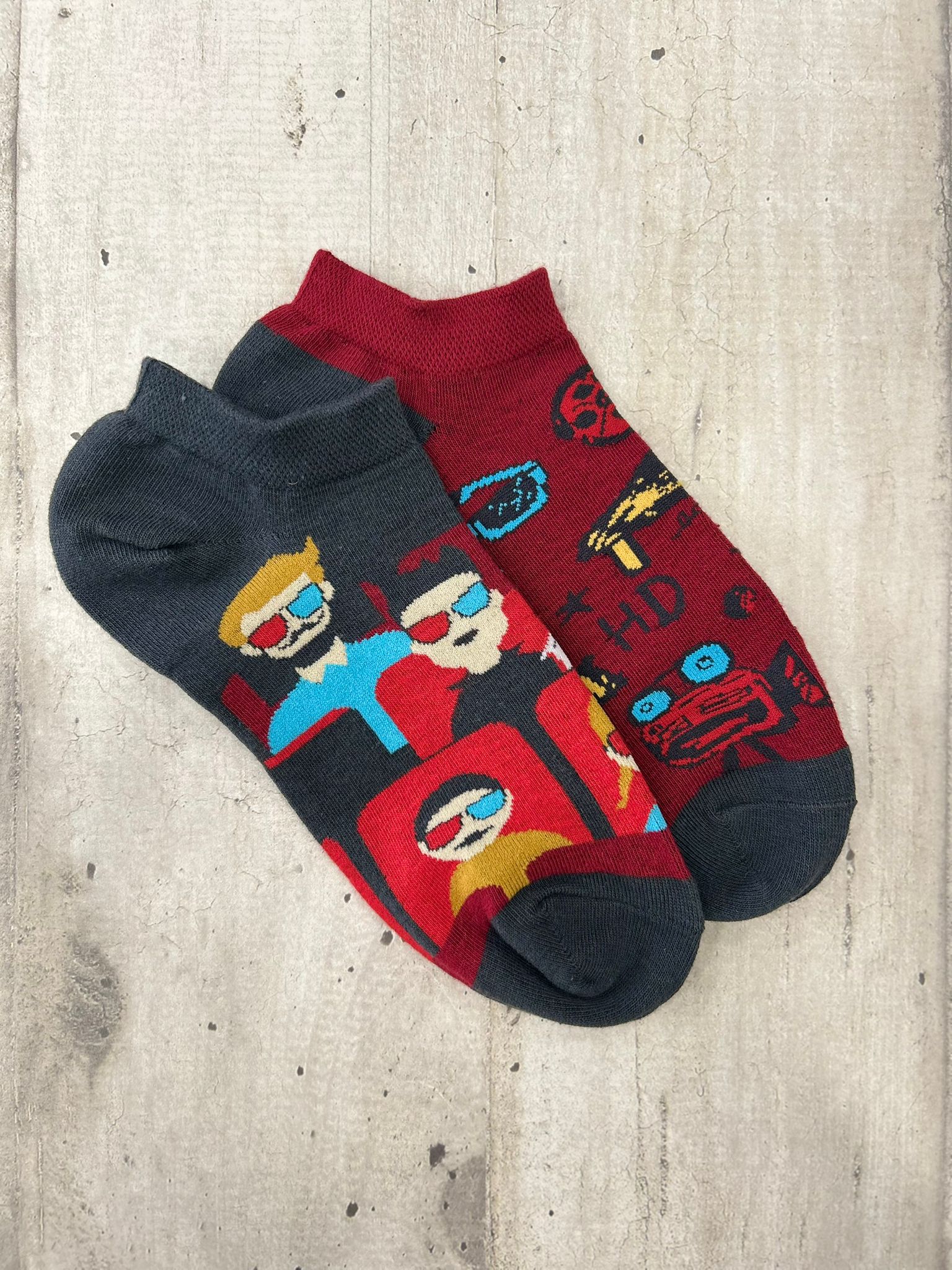 Calzini spaiati a tema cinema